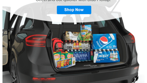 Sam's Club 'Stock up for the School Year' Email